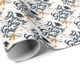 Dream Big Grad Wrapping Paper