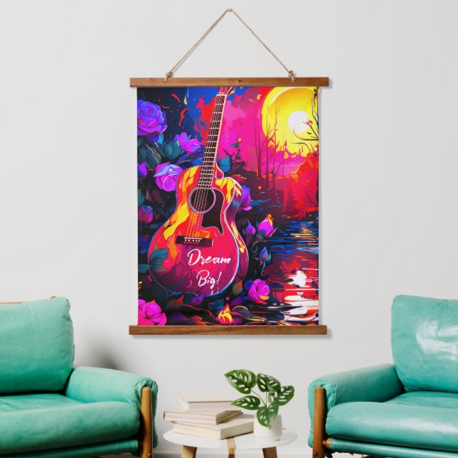 Dream Big Hanging Tapestry (Living Room)