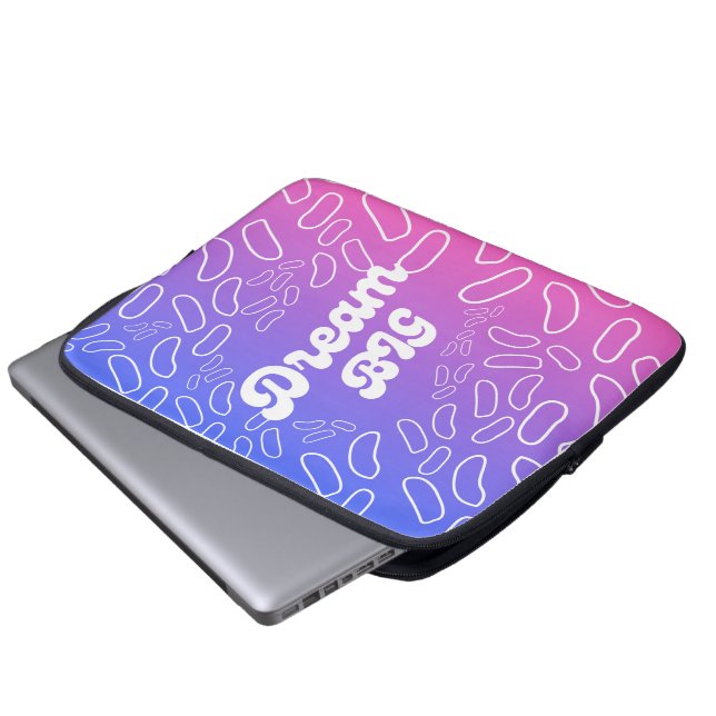 Dream Big Inspiration Laptop Sleeve (Front Bottom)