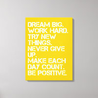 Dream Big Inspirational - 18" x 24"
