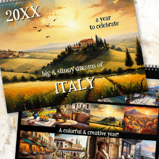Dream Big Italian Art Calendar