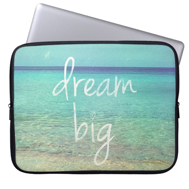 Dream big laptop sleeve (Front)