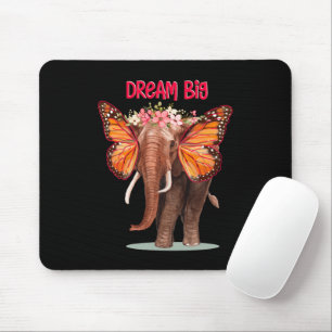 Dream Big Like An Elephant Inspirational Mouse Mat
