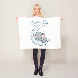 Dream Big, Little One Fleece Blanket
