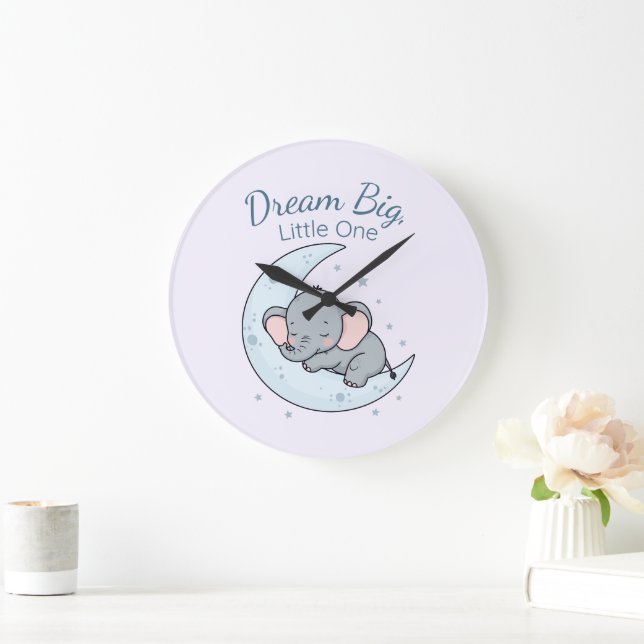 Dream Big, Little One Large Clock (Home)
