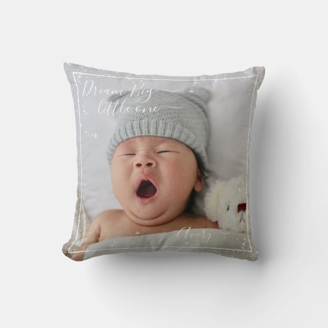 Dream big little one personalizable cushion (Front)