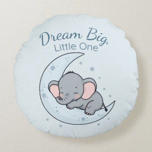 Dream Big, Little One Round Cushion