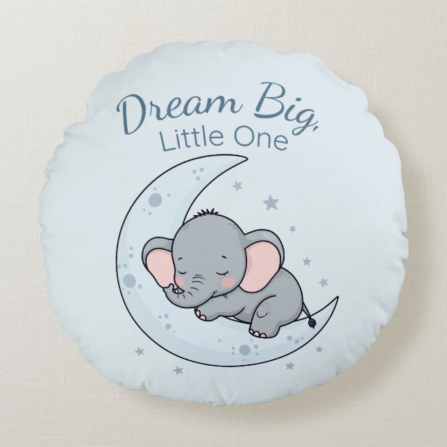 Dream Big, Little One Round Cushion (Front)