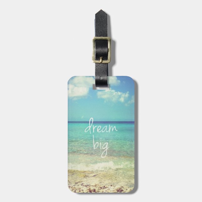 Dream big luggage tag (Front Vertical)