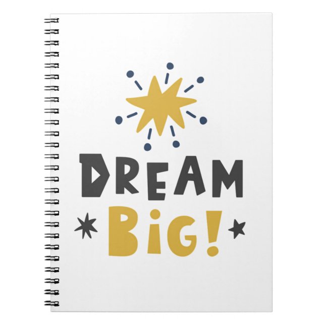dream big notebook (Front)