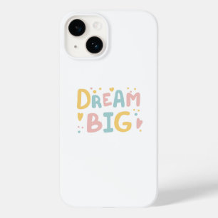 Dream Big Pastel Hearts Case-Mate iPhone 14 Case