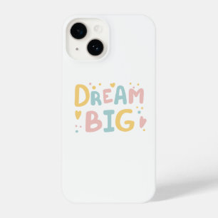 Dream Big Pastel Hearts iPhone 14 Case