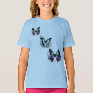 Dream Big Peacock Feather Circle kids T-Shirt