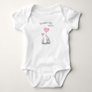 Dream Big Personalised Baby Bodysuit