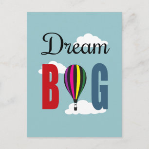 Dream big postcard