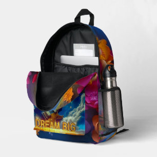 Dream Big Printed Backpack