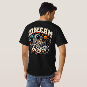 Dream Big Retro Astronaut Space Explorer T-Shirt