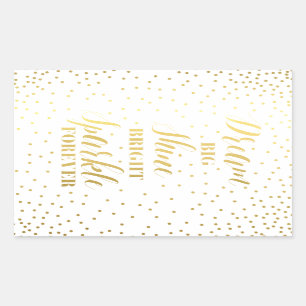 Dream Big Shine Bright Sparkle Forever Rectangular Sticker