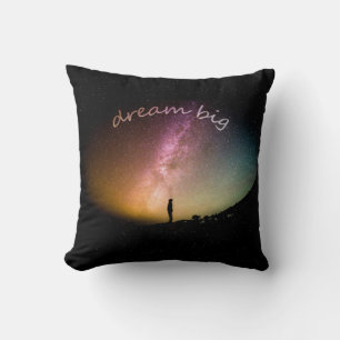 dream big throw pillow
