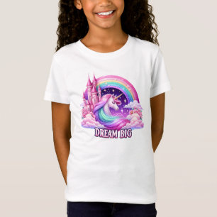 Dream Big Unicorn T-Shirt – Rainbow Girls' Tee