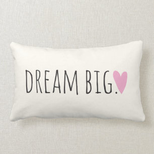 Dream Big with Heart Lumbar Cushion
