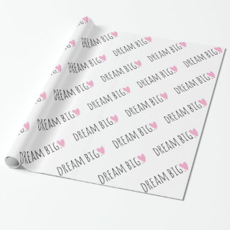 Dream Big with Heart Wrapping Paper