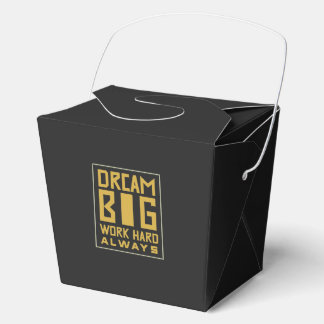 Dream Big work hard always  Favour Box
