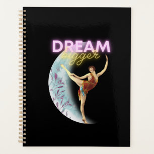 Dream Bigger Vintage Ballet Dancer Planner