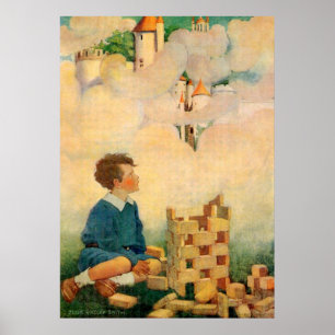 Dream Blocks by Jesse Willcox Smith Poster