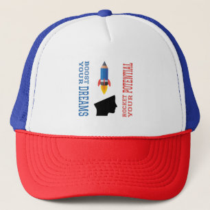 Dream Booster and Potential Rocket Trucker Hat