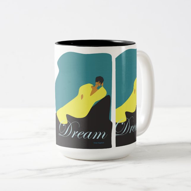 Dream by Brian Ragsdale Two-Tone Coffee Mug (Front Right)