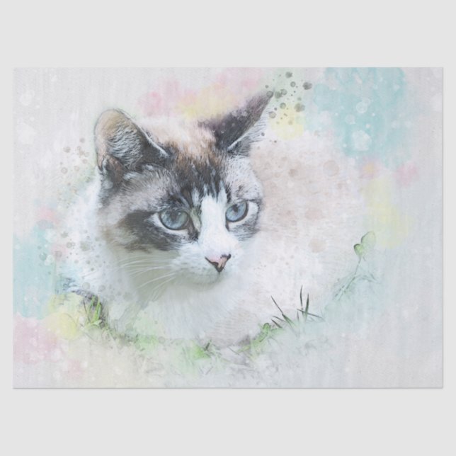 dream cat tissue paper (Front)