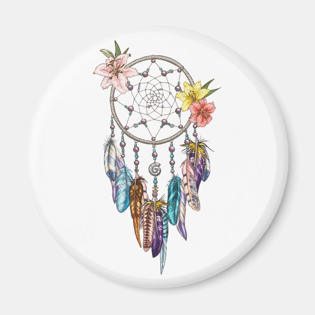 Dream catcher Background Magnet (Front)