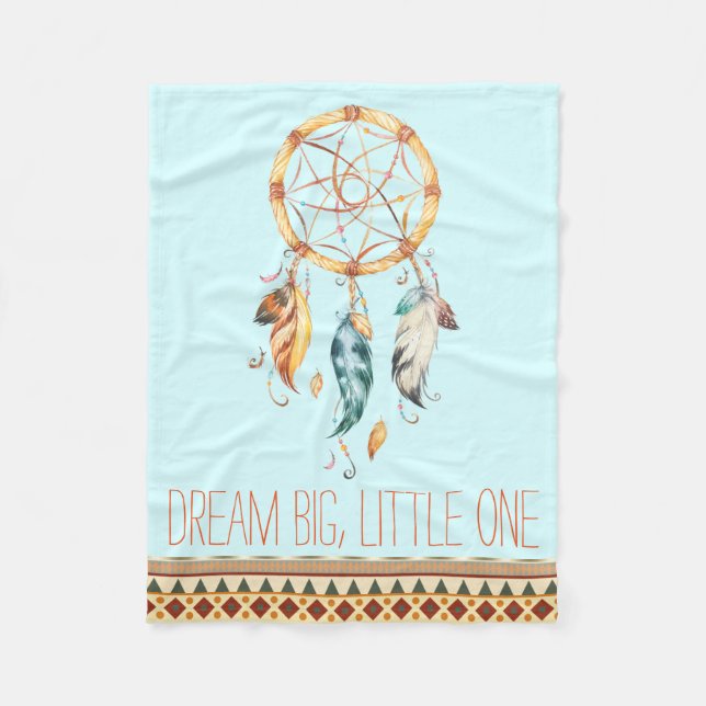 Dream Catcher Boho Baby Blanket (Front)