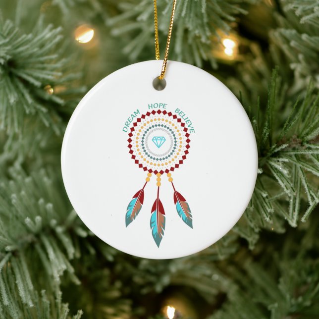Dream catcher ceramic tree decoration (Tree)