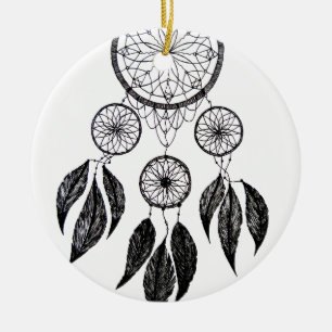 Dream Catcher Ceramic Tree Decoration