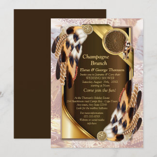 Dream Catcher Couple Shower Invitation