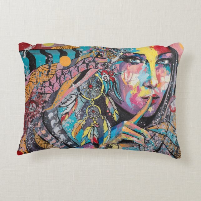 Dream Catcher Decorative Cushion (Back)