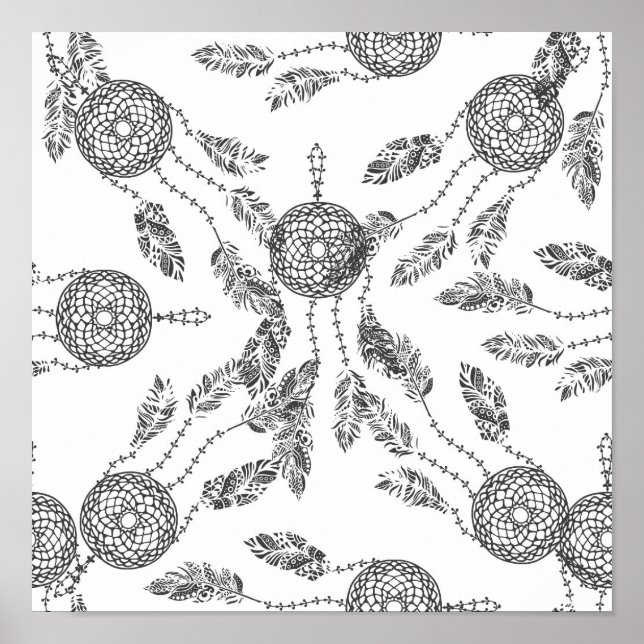 Dream Catcher Design 2 Poster (Front)