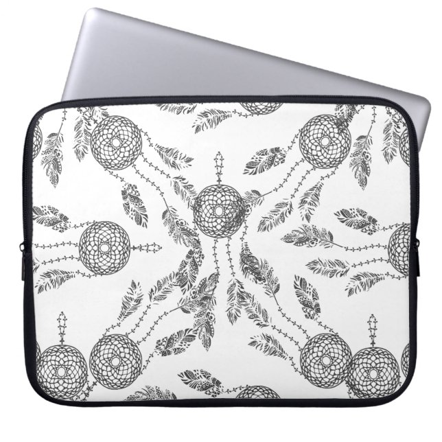 Dream Catcher Design Laptop Sleeve (Front)