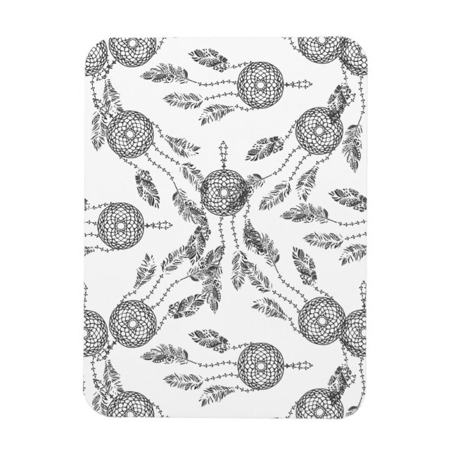 Dream Catcher Design Magnet (Vertical)