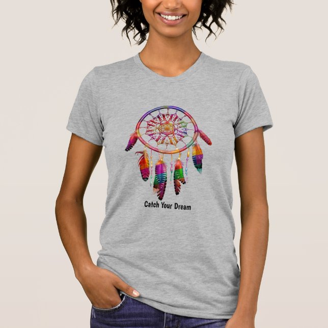 Dream Catcher Design T-Shirt (Front)
