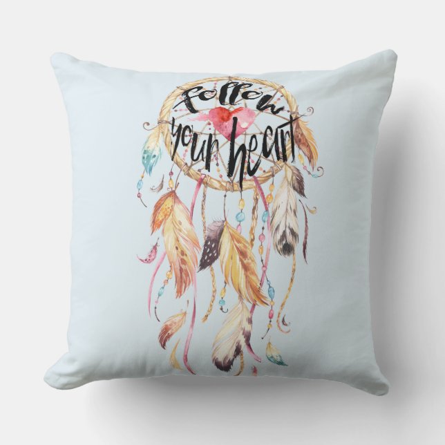 Dream Catcher Follow your heart Cushion (Front)