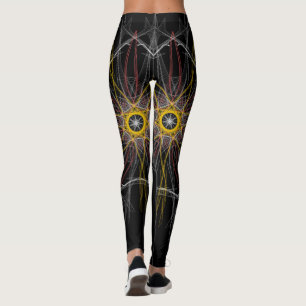 Dream catcher inspired abstract print leggings