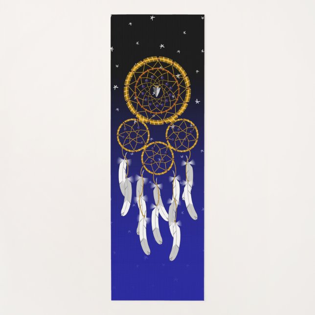Dream Catcher--Lapis Lazuli Yoga Mat (Front)