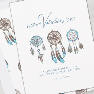 Dream Catcher Neighbour Valentine Holiday Card