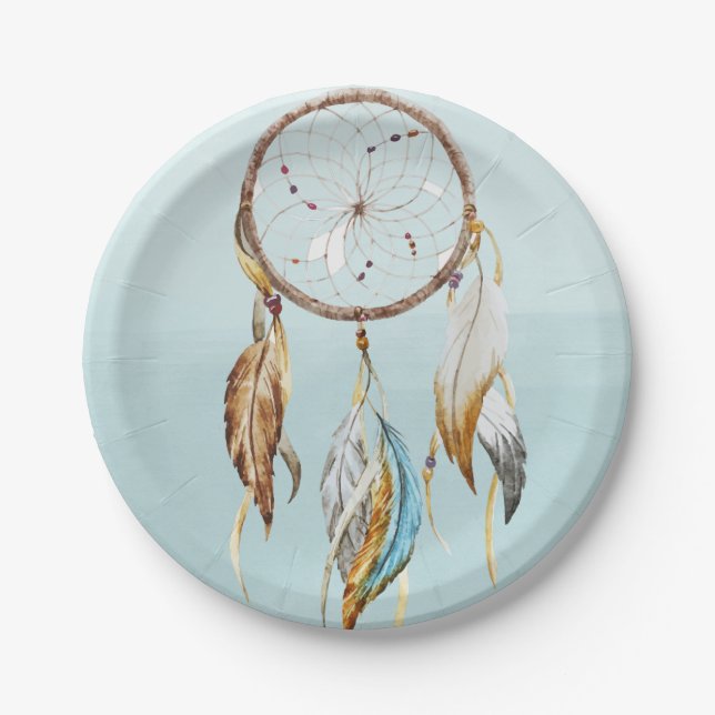 Dream Catcher Paper Plate (Front)
