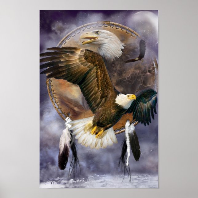 Dream Catcher Series - Spirit Eagle Poster/Print Poster (Front)