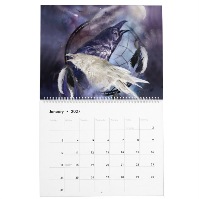 Dream Catcher - Spirit Animals 2 Art Calendar 2012 (Jan 2027)