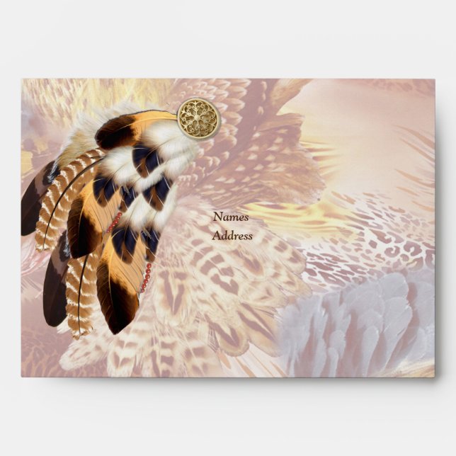 Dream catcher stationary Envelopes (Front)